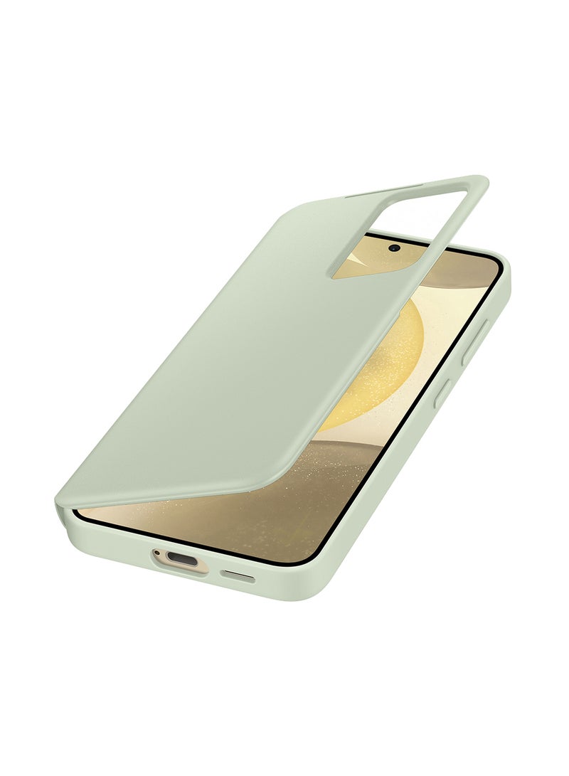 Samsung - Galaxy S24 Smart View Wallet Case Light Green - Image 1