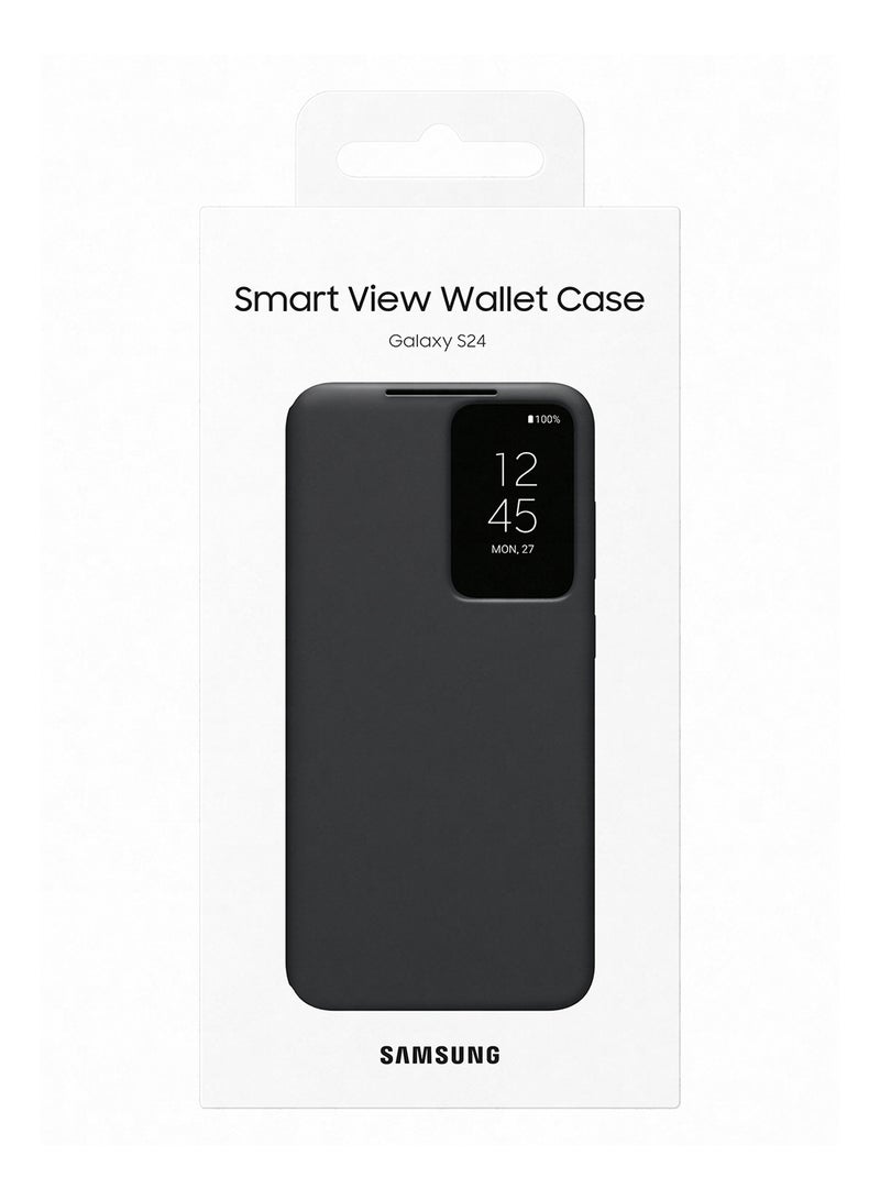 Samsung - Galaxy S24 Smart View Wallet Case Black - Image 1