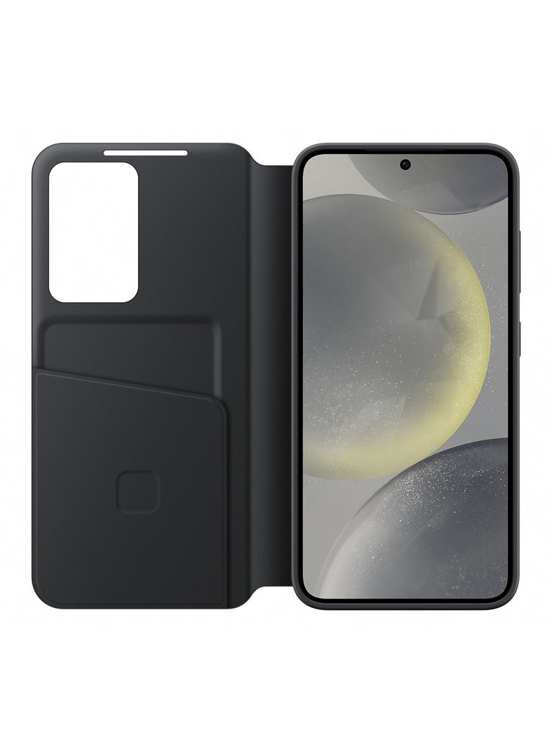 Samsung Galaxy S24 Smart View Wallet Case Black - Image 3