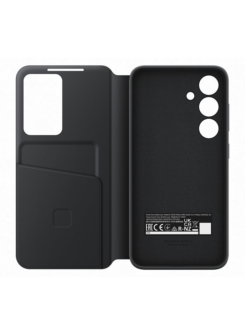 Samsung Galaxy S24 Smart View Wallet Case Black - Image 5
