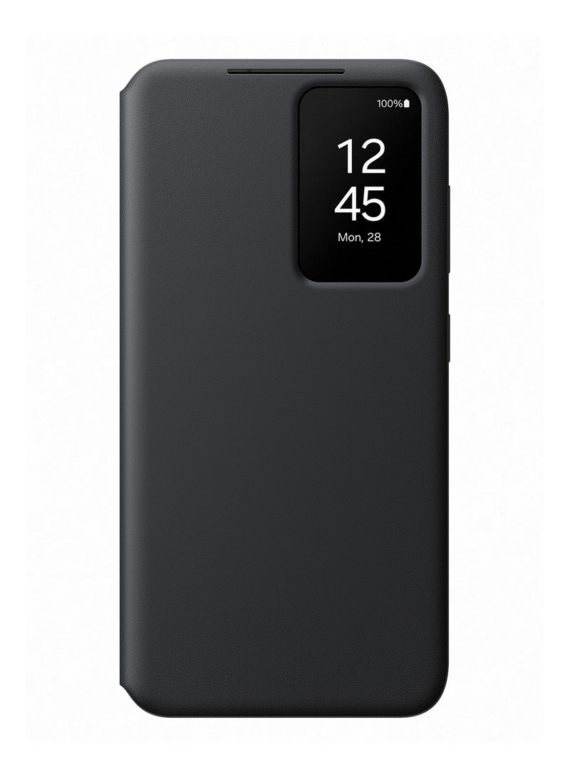 Samsung Galaxy S24 Smart View Wallet Case Black - Image 1