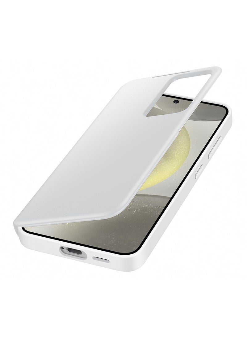 Samsung - Galaxy S24 Smart View Wallet Case White - Image 1