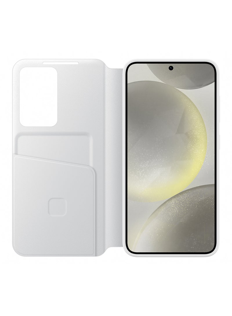 Samsung - Galaxy S24 Smart View Wallet Case White - Image 1