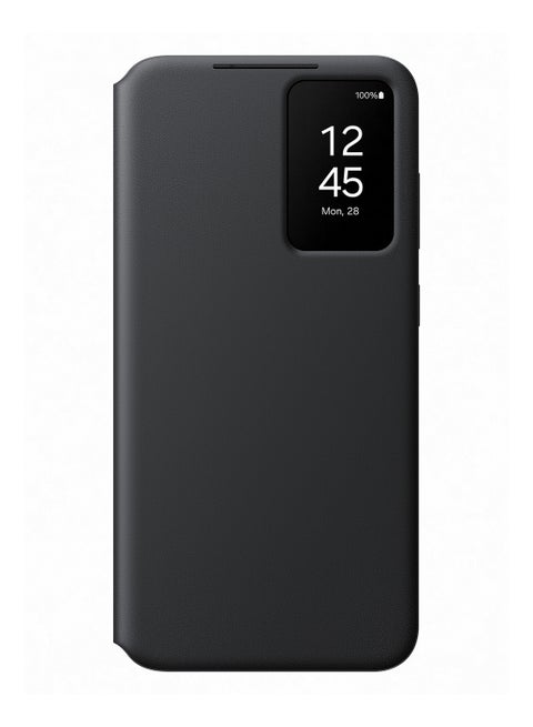 حافظة محفظة ذكية لهاتف Galaxy S24+ باللون الأسود