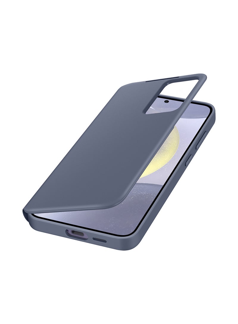 Samsung Galaxy S24+ Smart View Wallet Case Dark Violet - Image 4