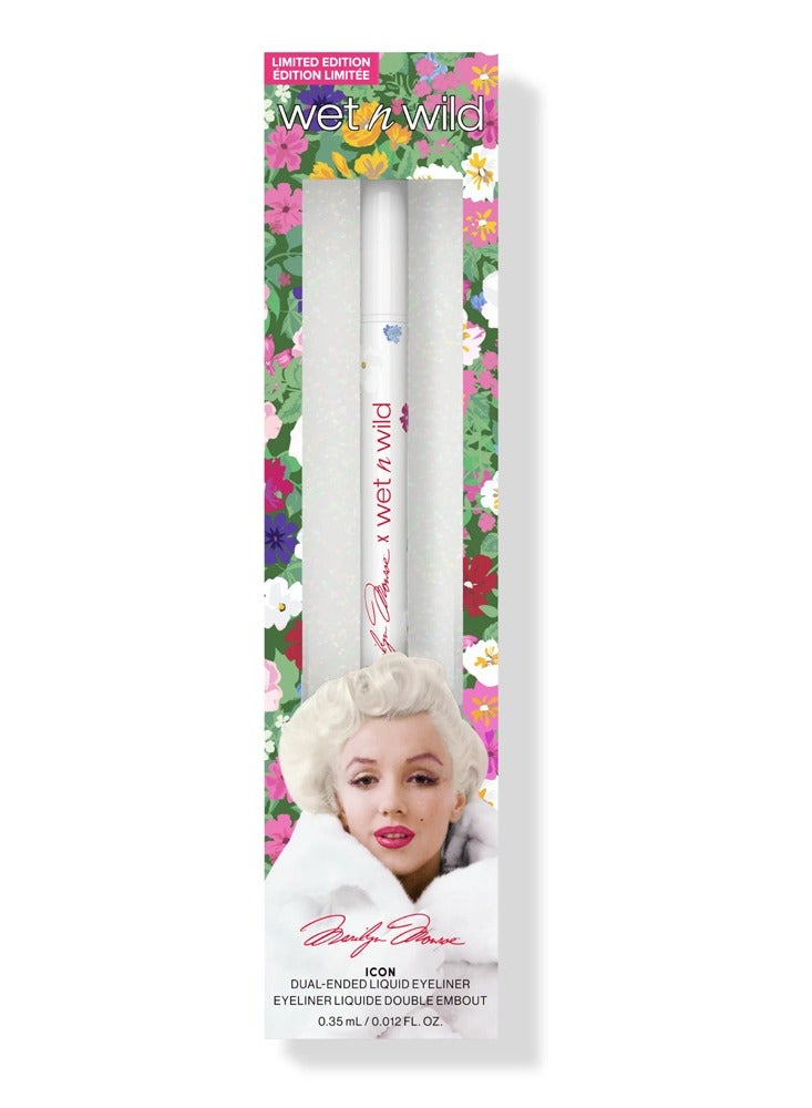 Wet N Wild Icon Beautifying Liquid Eyeliner Black Black  - Image 1