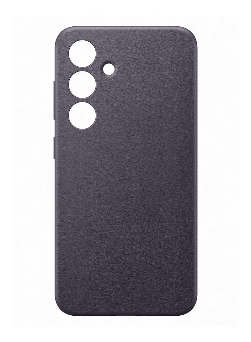 سامسونج Galaxy S24 Vegan Leather Case Violet - Image 5