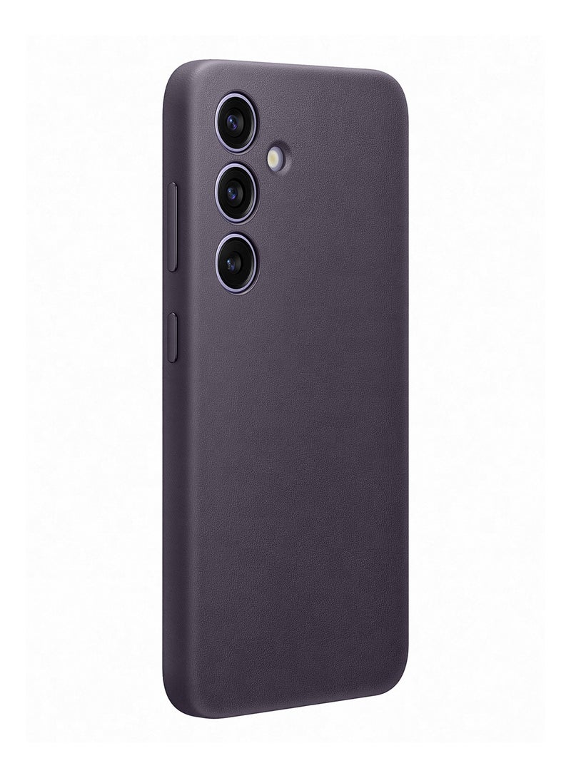 سامسونج Galaxy S24 Vegan Leather Case Violet - Image 3