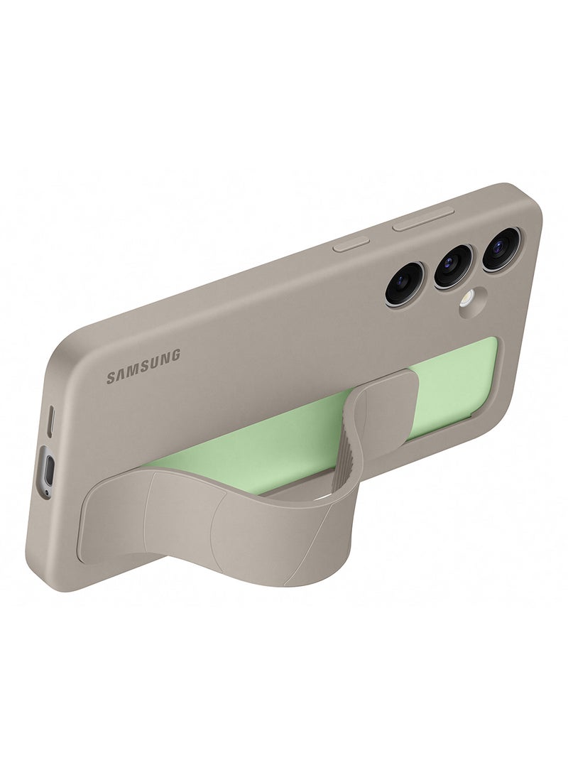 Samsung Galaxy S24+ Standing Grip Case Taupe - Image 4