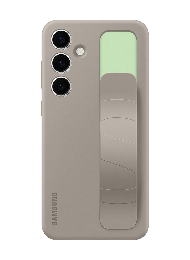 Samsung Galaxy S24+ Standing Grip Case Taupe - Image 3