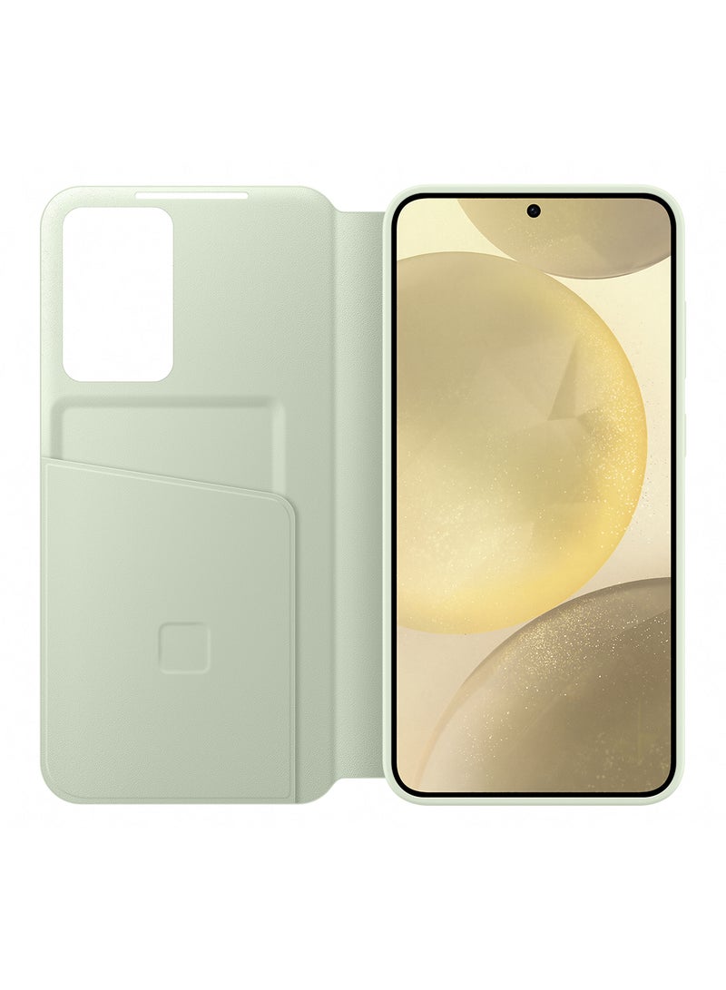 Samsung Galaxy S24+ Smart View Wallet Case Light Green  - Image 3