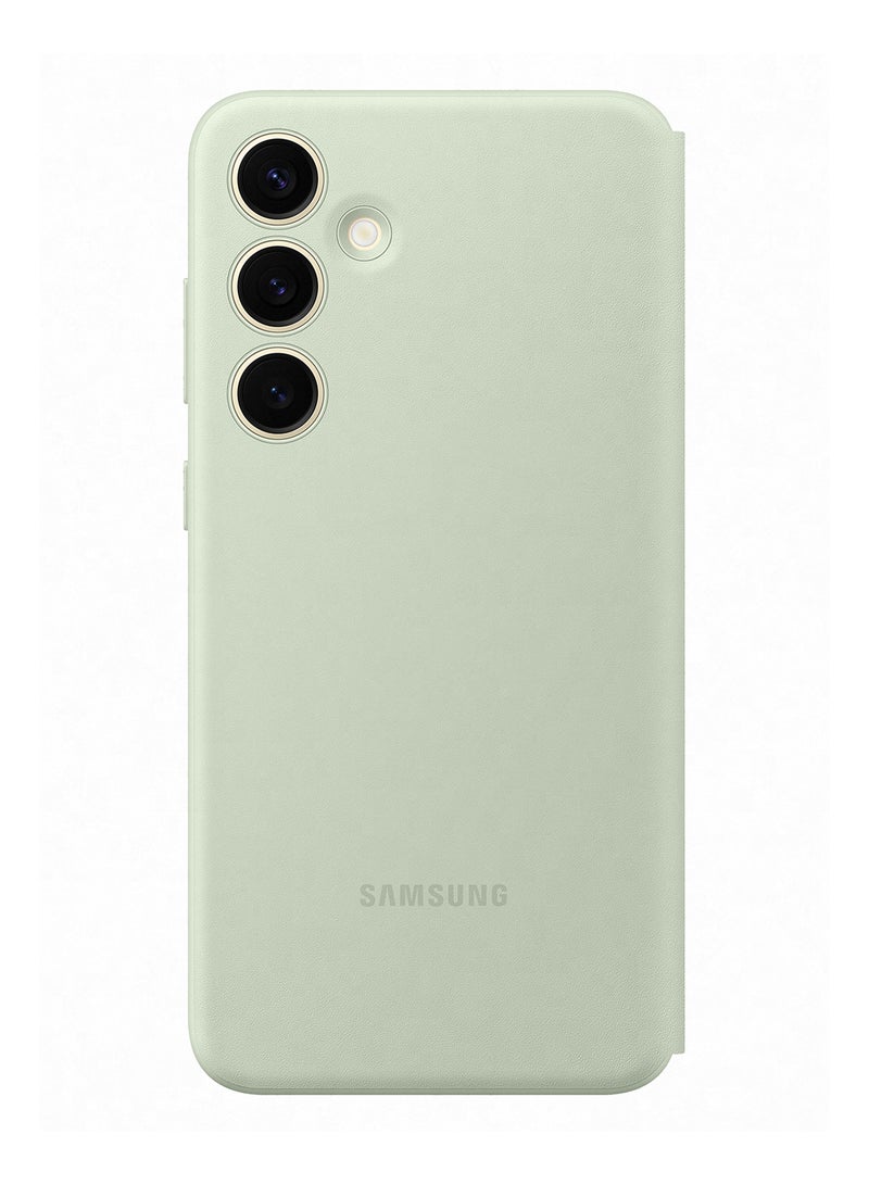Samsung Galaxy S24+ Smart View Wallet Case Light Green  - Image 2