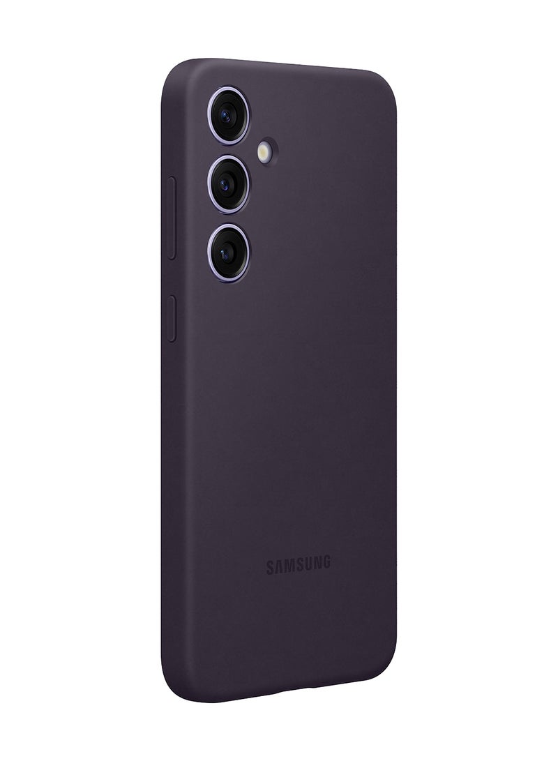 Samsung Galaxy S24+ Silicone Case Dark Violet  - Image 3