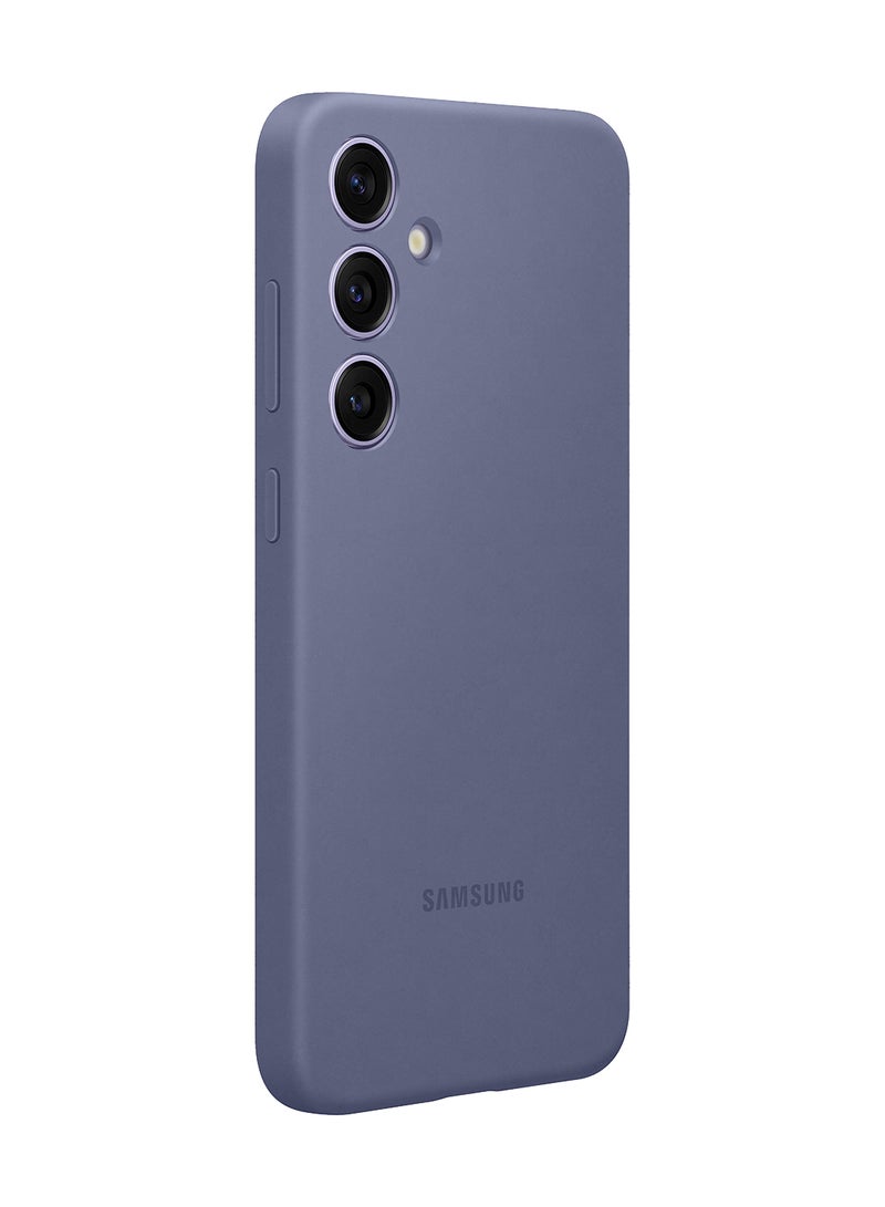 Samsung Galaxy S24+ Silicone Case Violet - Image 3