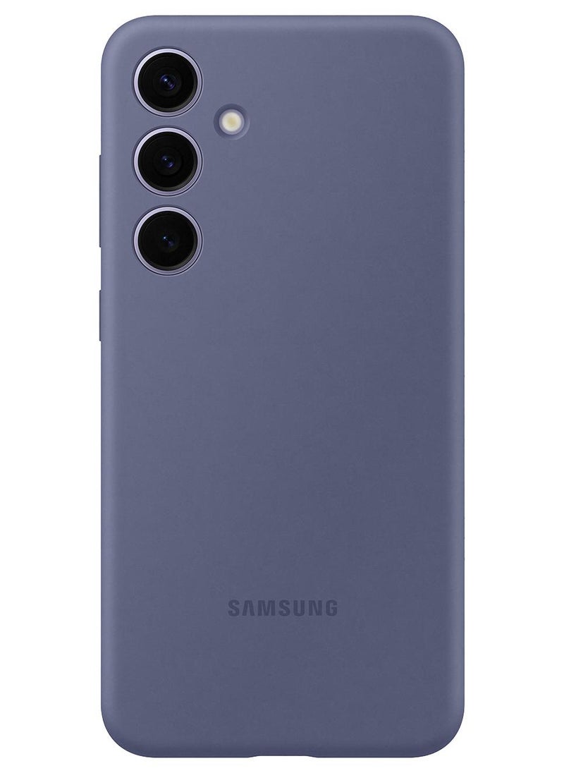 Samsung Galaxy S24+ Silicone Case Violet - Image 1