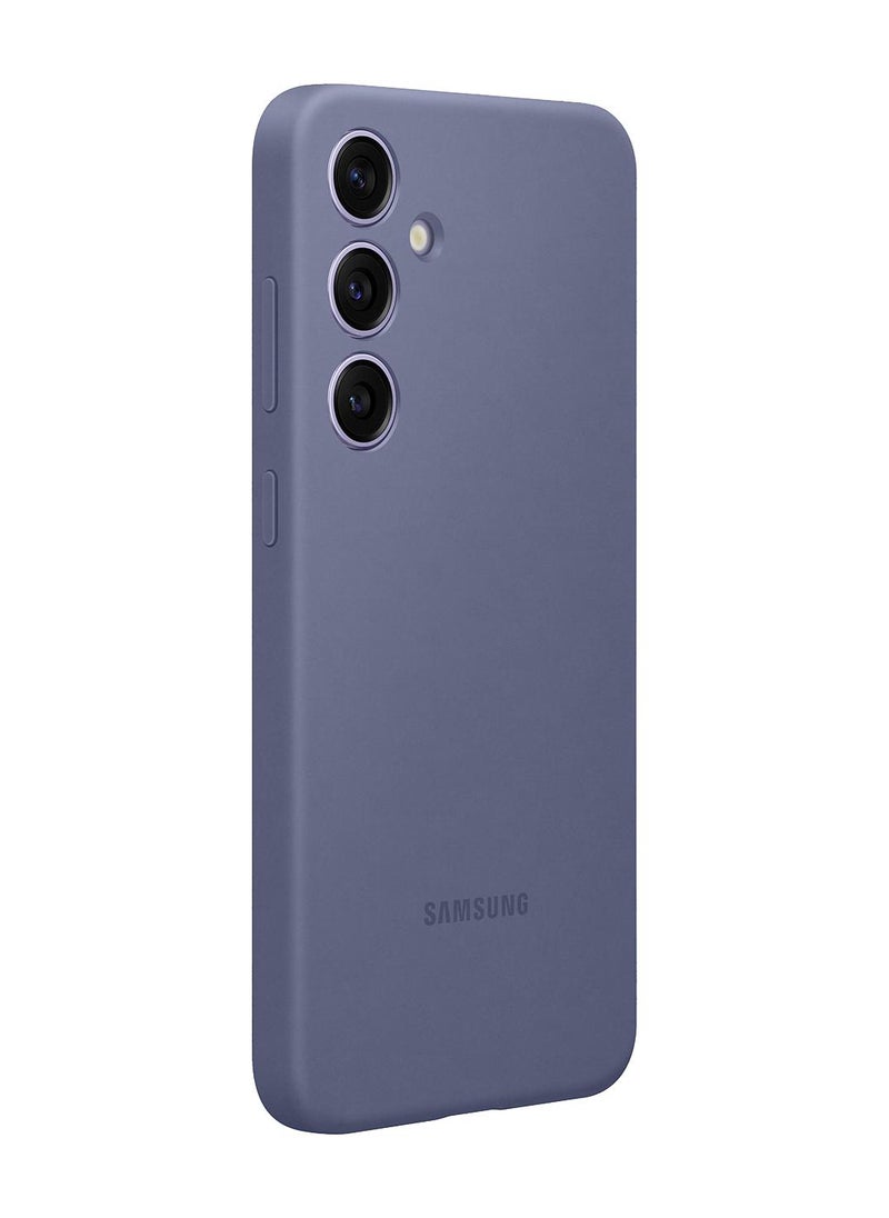 Samsung Galaxy S24+ Silicone Case Violet - Image 3