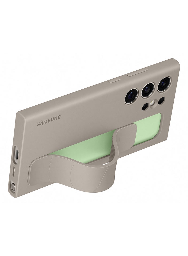 Samsung Galaxy S24 Ultra Standing Grip Case Taupe  - Image 4