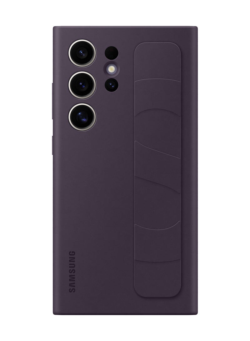 Galaxy S24 Ultra Standing Grip Case Dark Violet