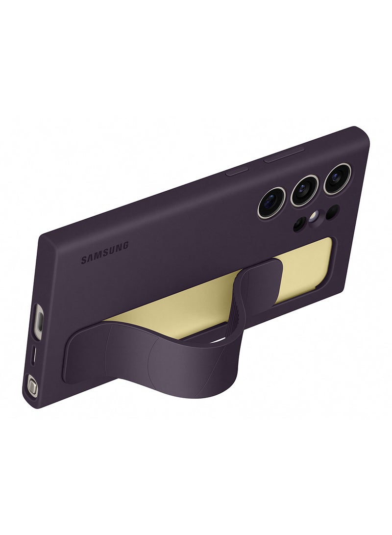 Galaxy S24 Ultra Standing Grip Case Dark Violet