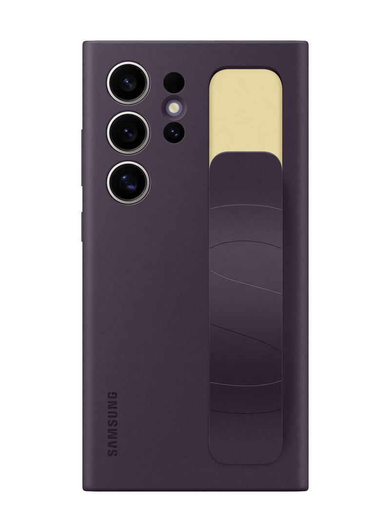 Galaxy S24 Ultra Standing Grip Case Dark Violet