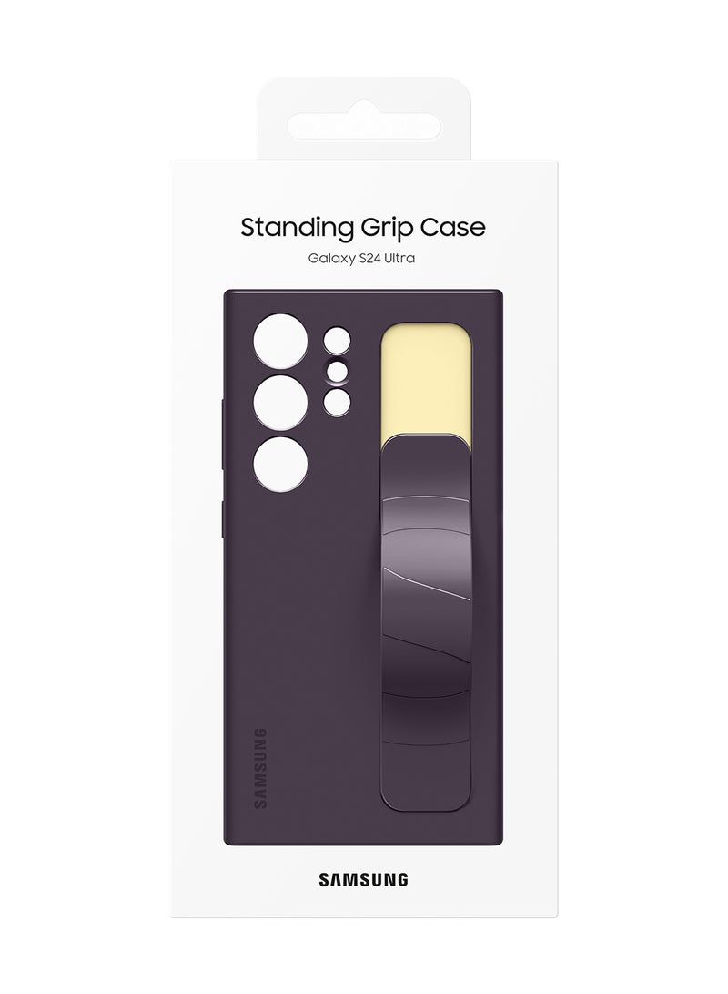Galaxy S24 Ultra Standing Grip Case Dark Violet