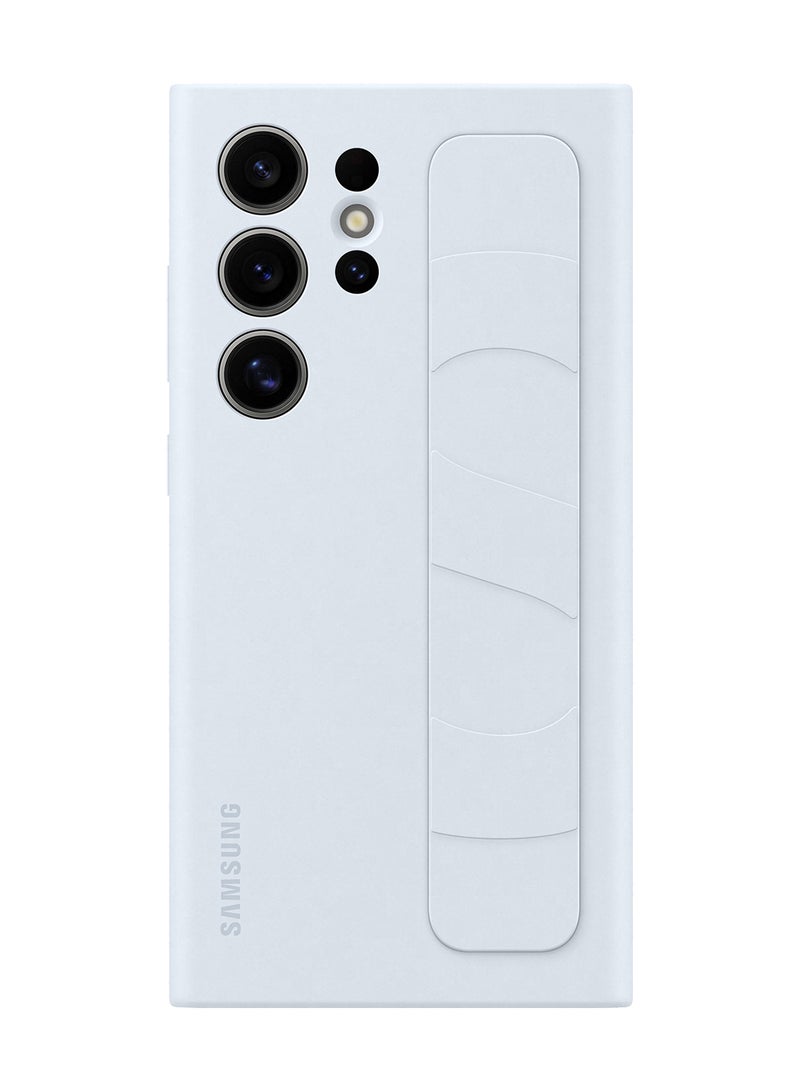 Samsung - Galaxy S24 Ultra Standing Grip Case Light Blue - Image 1