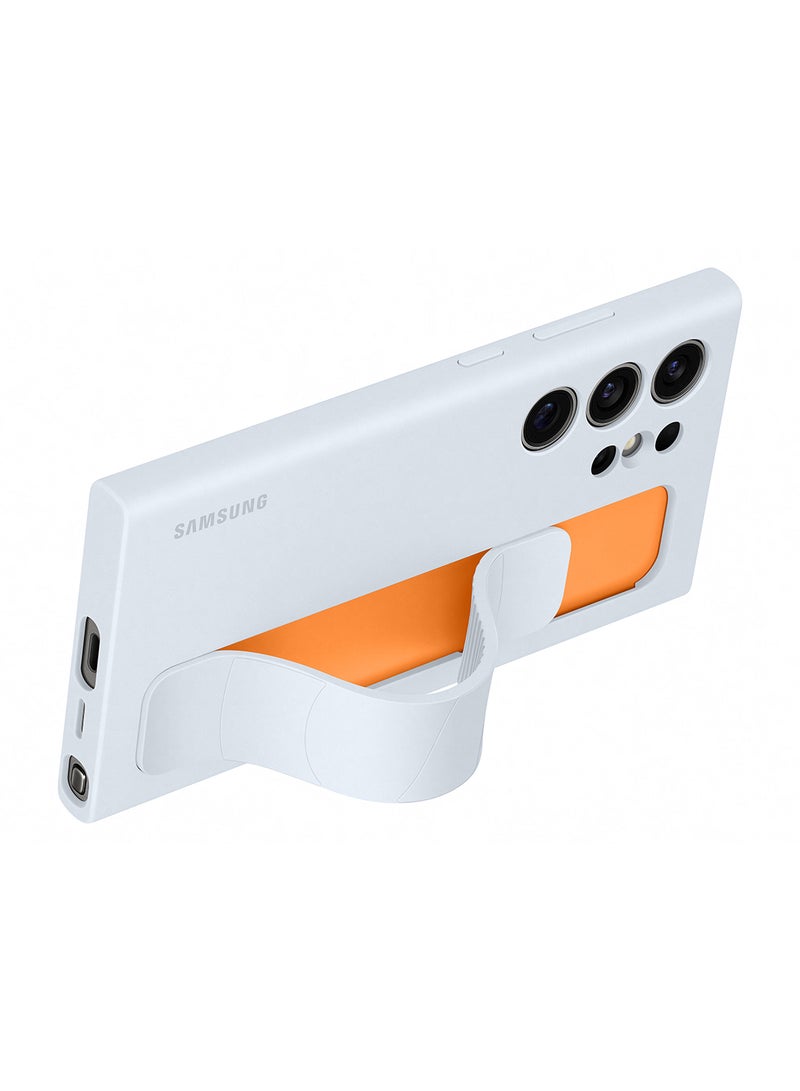 Samsung - Galaxy S24 Ultra Standing Grip Case Light Blue - Image 1