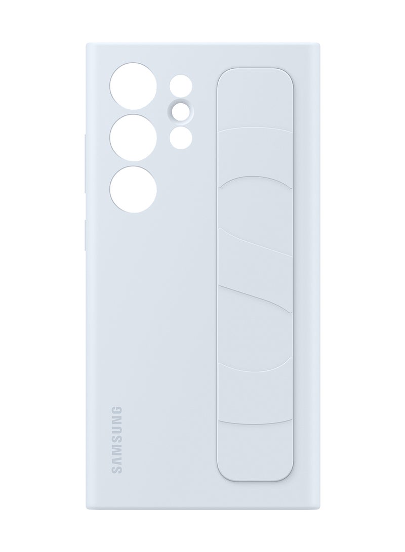 Samsung - Galaxy S24 Ultra Standing Grip Case Light Blue - Image 1