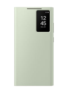 Galaxy S24 Ultra Smart View Wallet Case Light Green