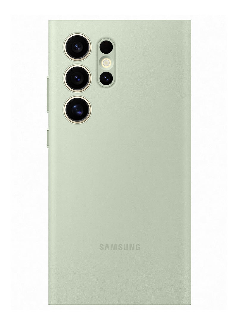 Samsung - Galaxy S24 Ultra Smart View Wallet Case Light Green - Image 1