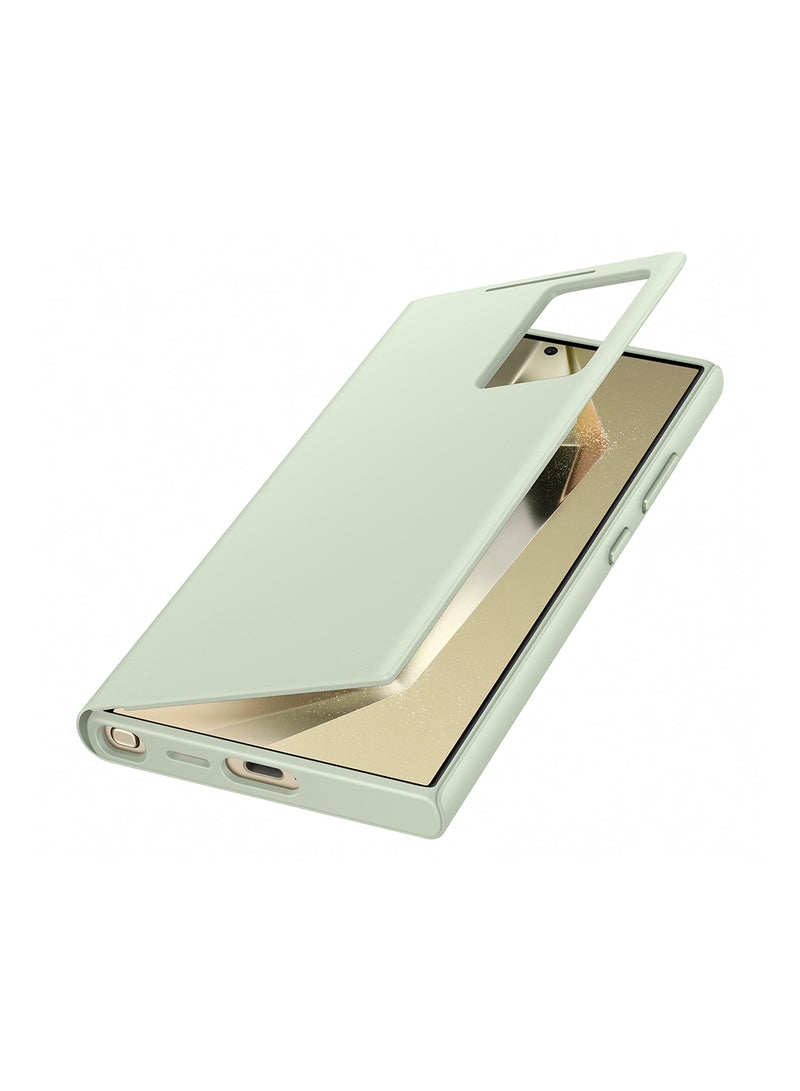 Samsung - Galaxy S24 Ultra Smart View Wallet Case Light Green - Image 1