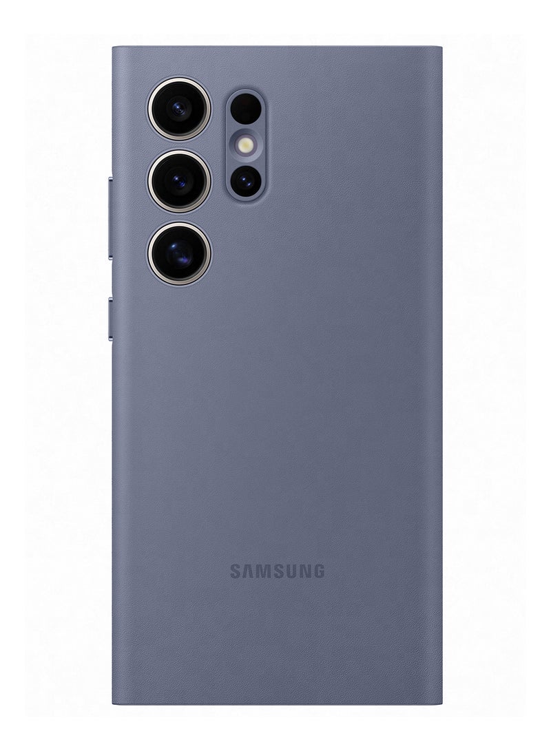 Samsung Galaxy S24 Ultra Smart View Wallet Case Dark Violet - Image 2