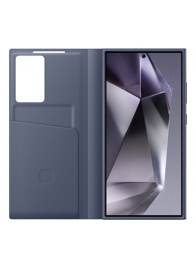 Samsung Galaxy S24 Ultra Smart View Wallet Case Dark Violet - Image 3