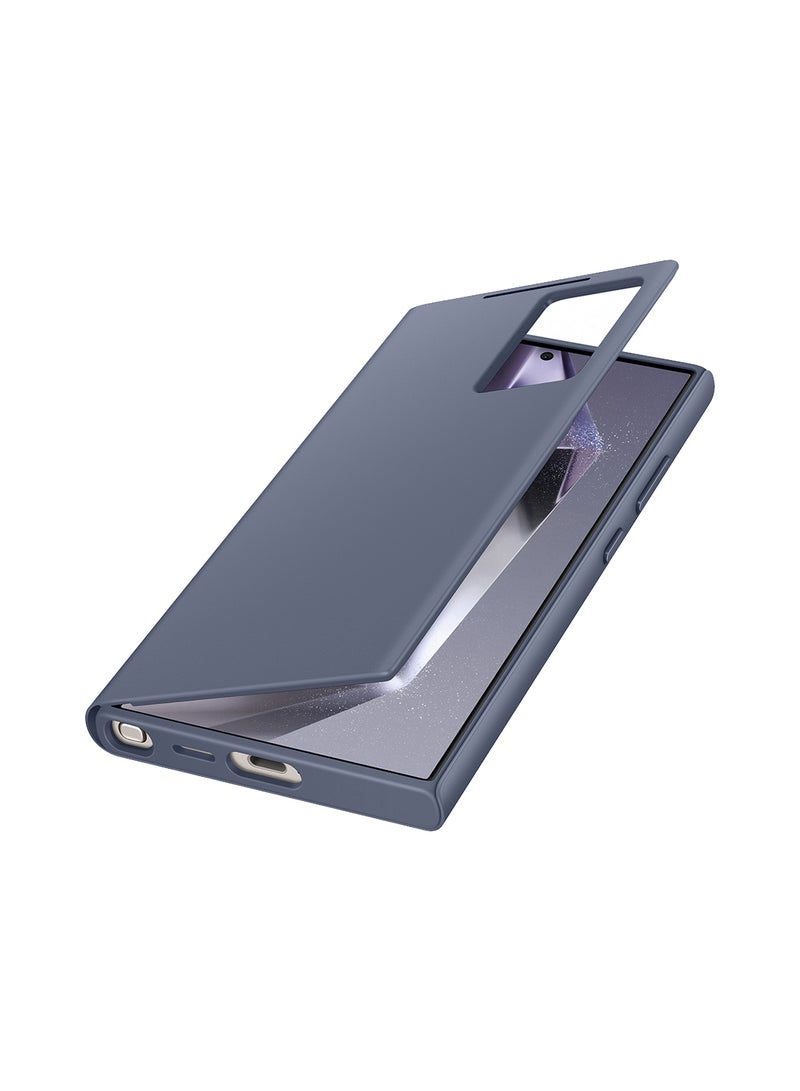 Samsung Galaxy S24 Ultra Smart View Wallet Case Dark Violet - Image 4