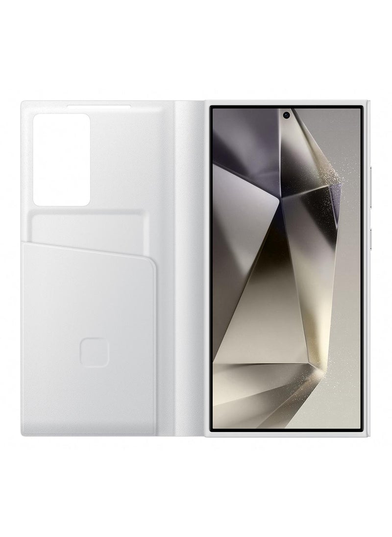 Samsung Galaxy S24 Ultra Smart View Wallet Case White - Image 3
