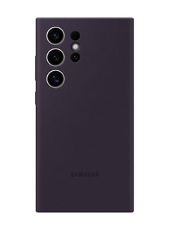Samsung Galaxy S24 Ultra Silicone Case Dark Violet  - Image 1
