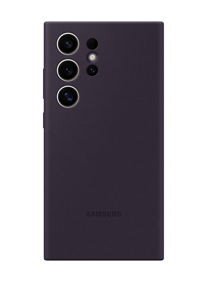 Samsung Galaxy S24 Ultra Silicone Case Dark Violet  - Image 1