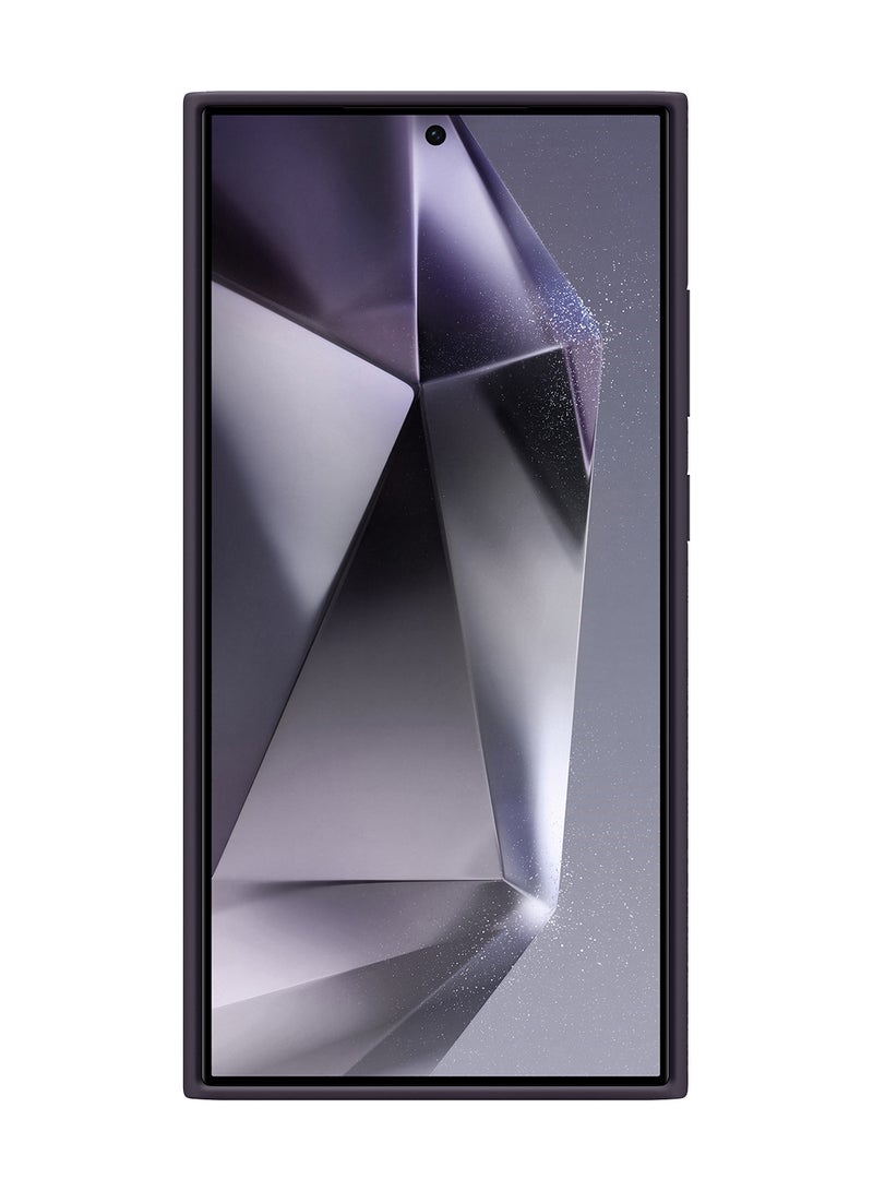 Samsung Galaxy S24 Ultra Silicone Case Dark Violet  - Image 2