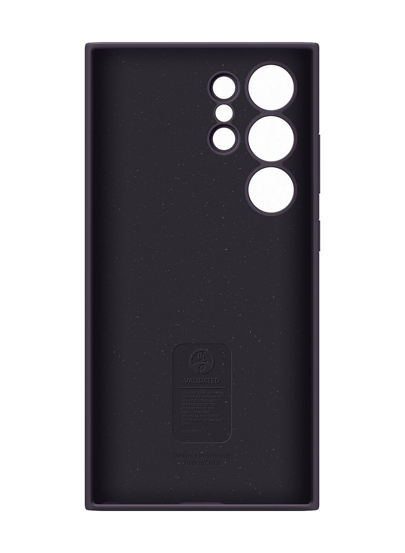 Samsung Galaxy S24 Ultra Silicone Case Dark Violet  - Image 5