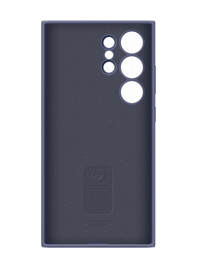 Samsung Galaxy S24 Ultra Silicone Case Violet - Image 5