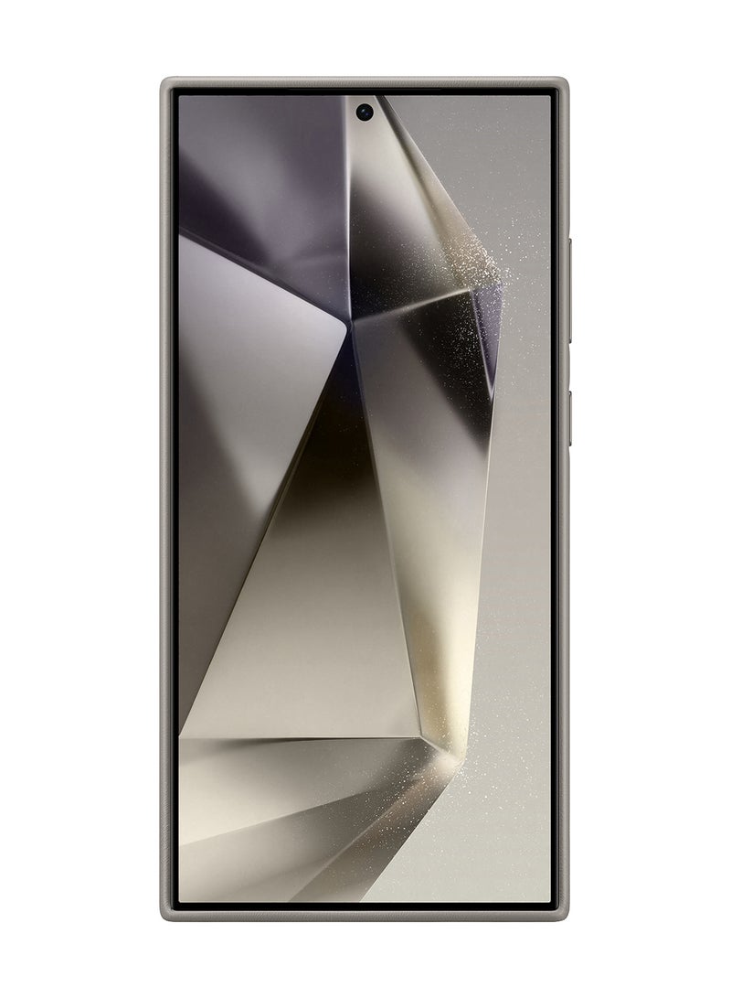 Samsung Galaxy S24 Ultra Vegan Leather Case Brown - Image 2