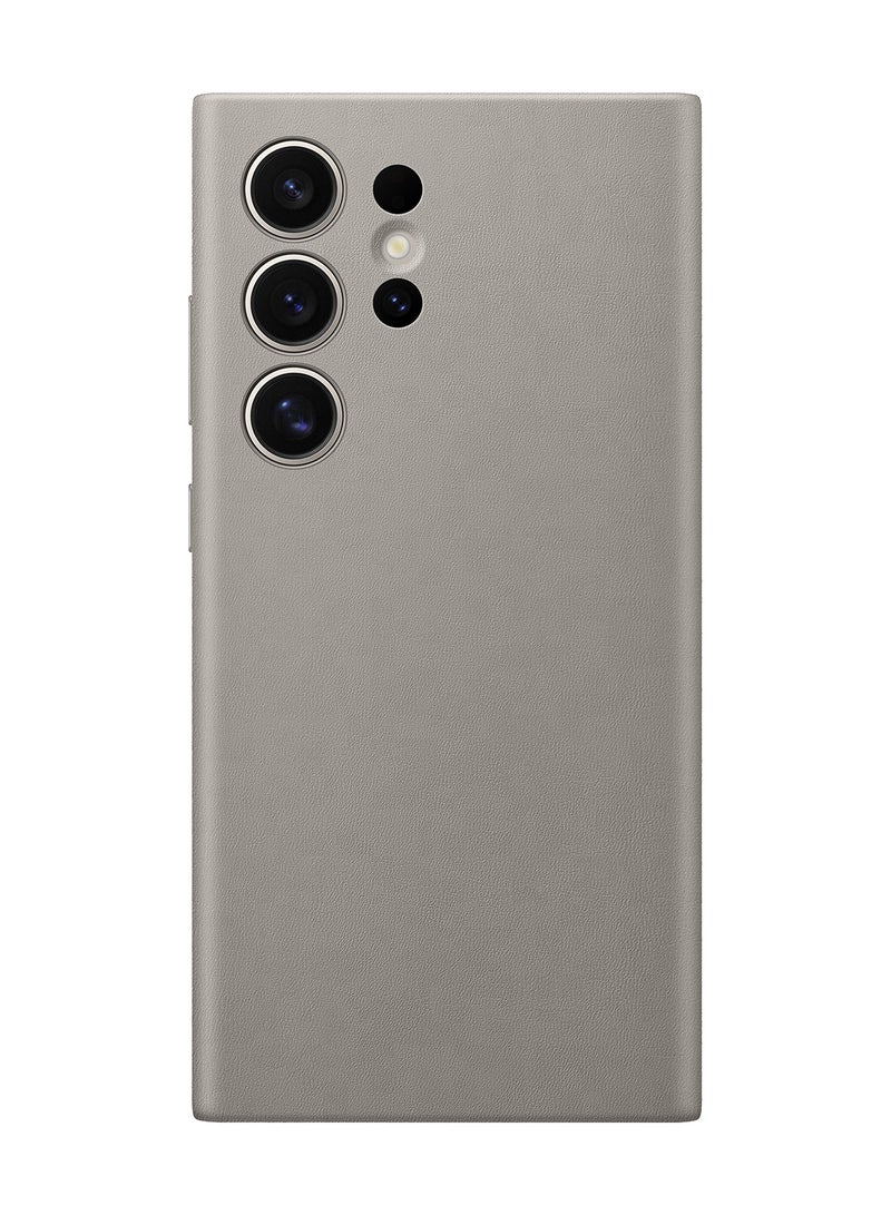 Samsung Galaxy S24 Ultra Vegan Leather Case Brown - Image 1