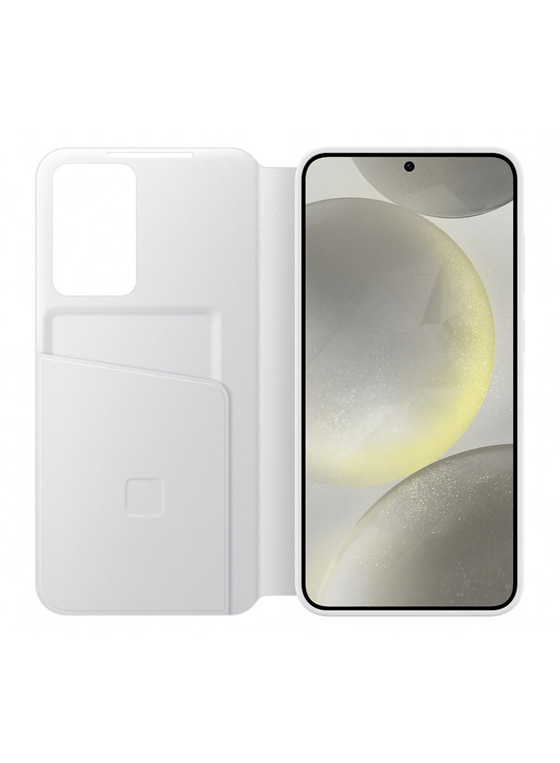 Samsung - Galaxy S24+ Smart View Wallet Case White - Image 1