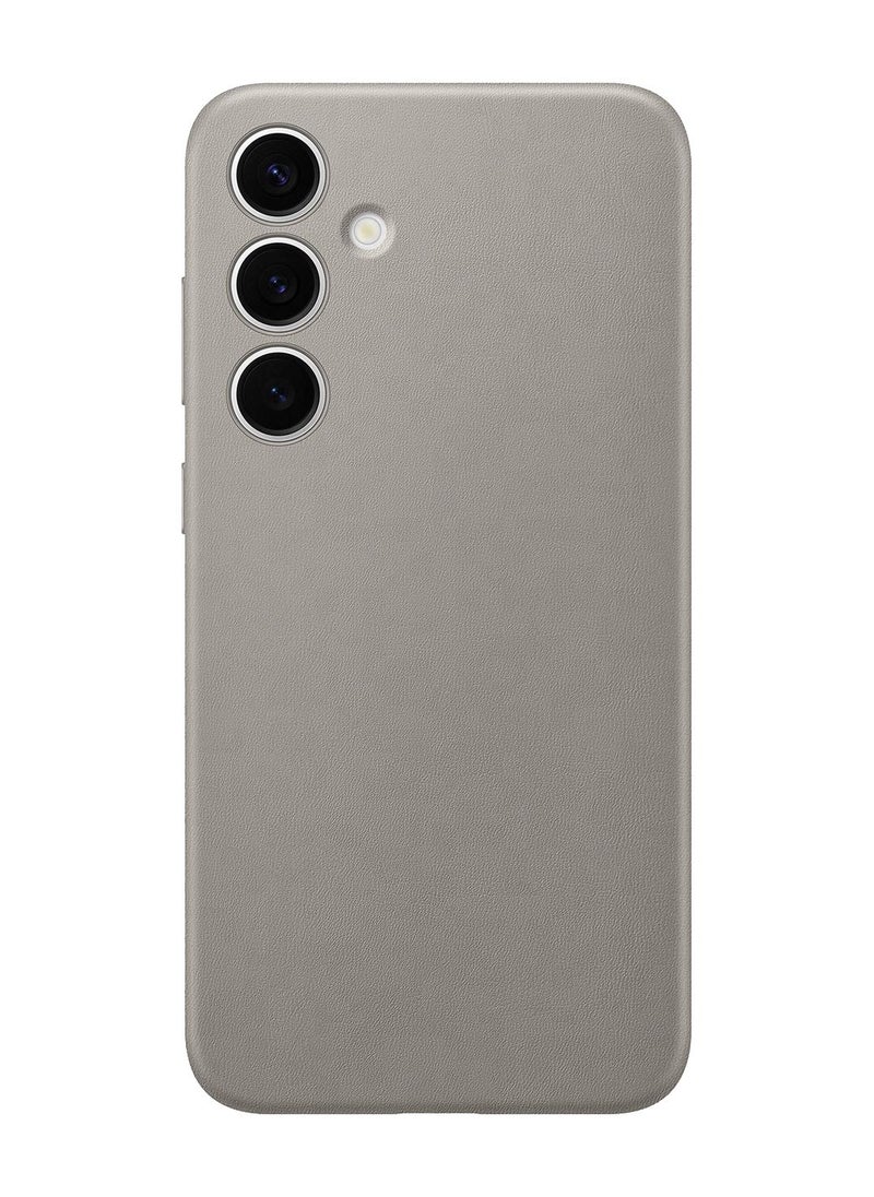 Samsung Galaxy S24+ Vegan Leather Case Brown - Image 1