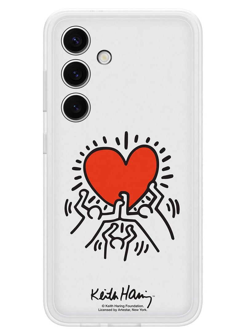 سامسونج حافظة بدلة جالاكسي S24 باللون الأبيض - Image 1