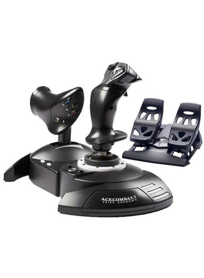 THRUSTMASTER - Thrustmaster T.Flight Full Kit X: Complete Kit for Flight Simulation, Joystick and Detachable Throttle, Rudder Pedals with Slide Rails, Compatible with Xbox Series X|S, Xbox One and PC - Image 1