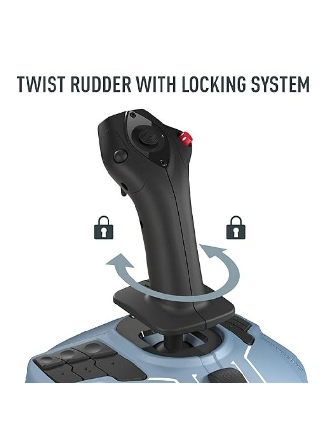 ثروستماستر - Thrustmaster TCA Officer Pack Airbus Edition: Ergonomic Replicas Of The World-Famous Airbus Sidestick And Throttle Quadrant - Compatible With PC - Image 1