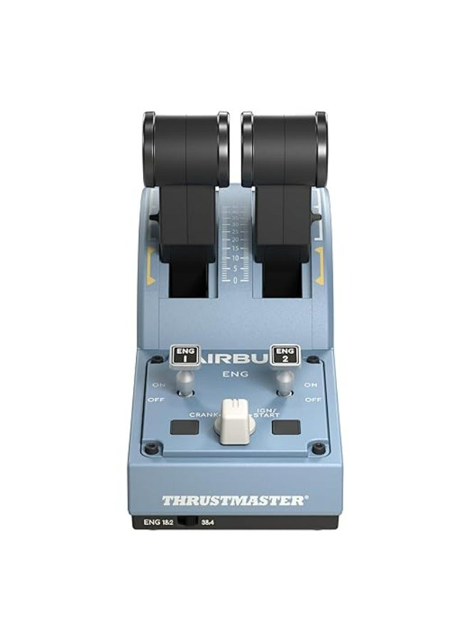 ثروستماستر - Thrustmaster TCA Officer Pack Airbus Edition: Ergonomic Replicas Of The World-Famous Airbus Sidestick And Throttle Quadrant - Compatible With PC - Image 1