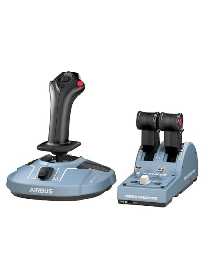 ثروستماستر - Thrustmaster TCA Officer Pack Airbus Edition: Ergonomic Replicas Of The World-Famous Airbus Sidestick And Throttle Quadrant - Compatible With PC - Image 1