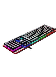 havit KB870L Mechanical Gaming Keyboard RGB Backlit- Ochre+Red  - Image 3